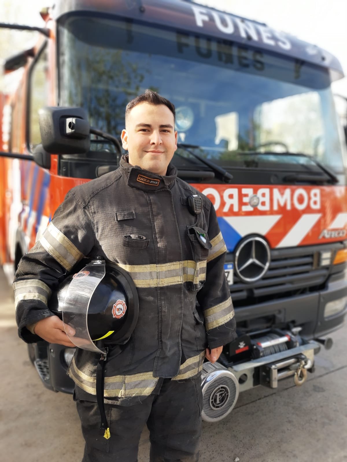 Bombero Ivan Bonel